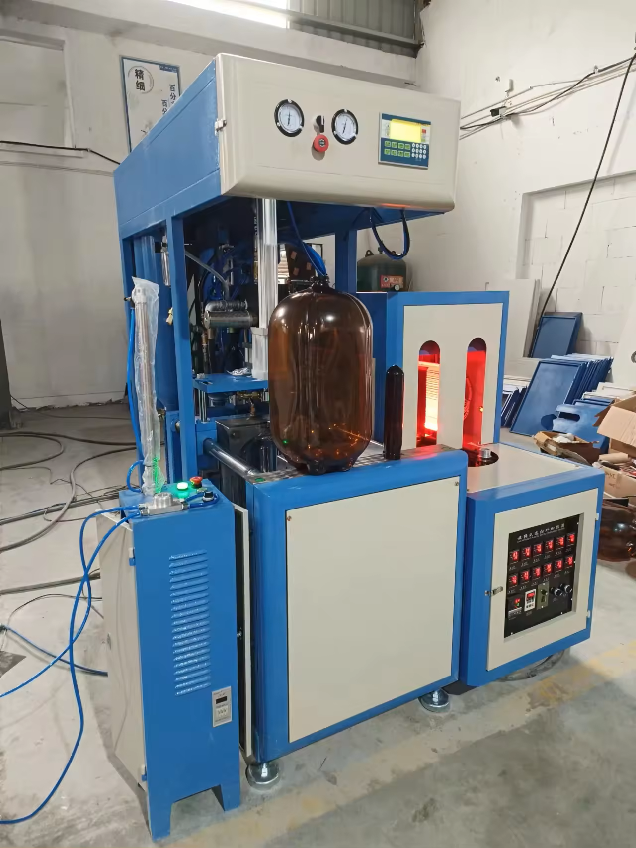 Semi automatic blow molding machine for PET kegs machine 20L 30L Plastic Beer Keg PET Preform for beer bottle