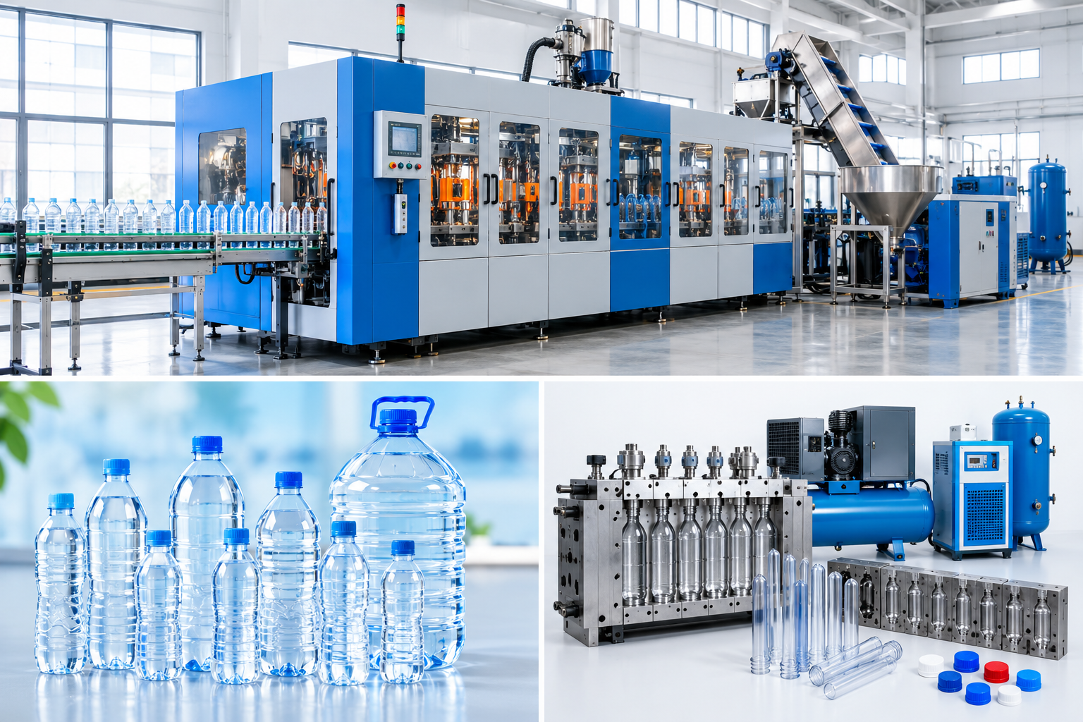 What is the best blow molding machine supplier for bottled water plants