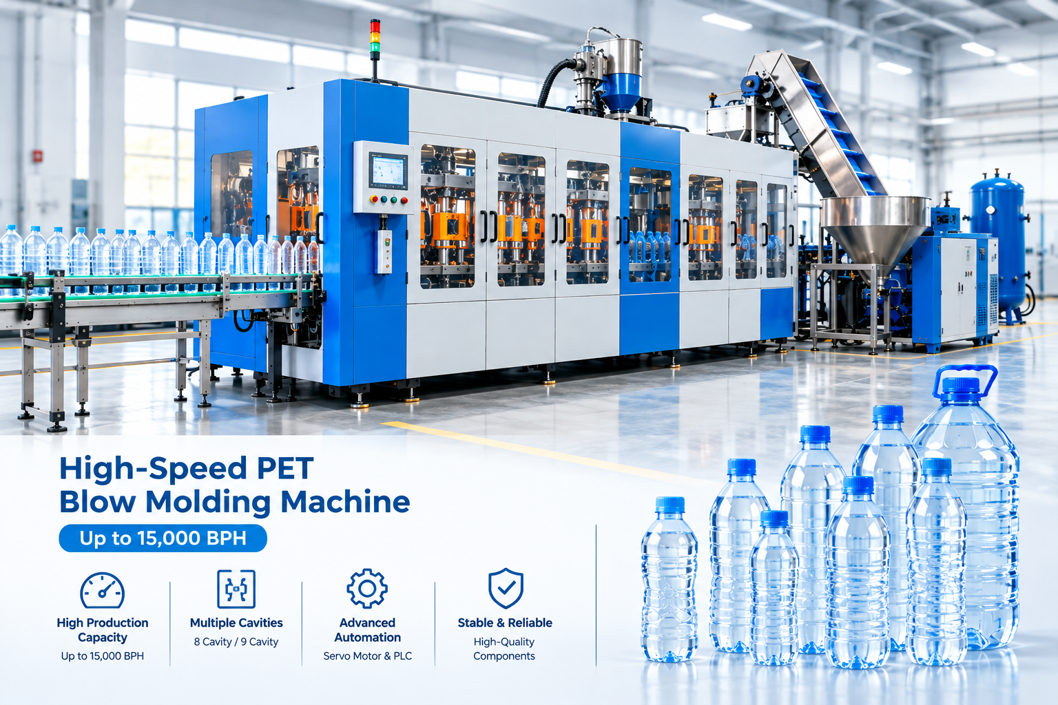 What is the best high-speed PET blow molding machine in China
